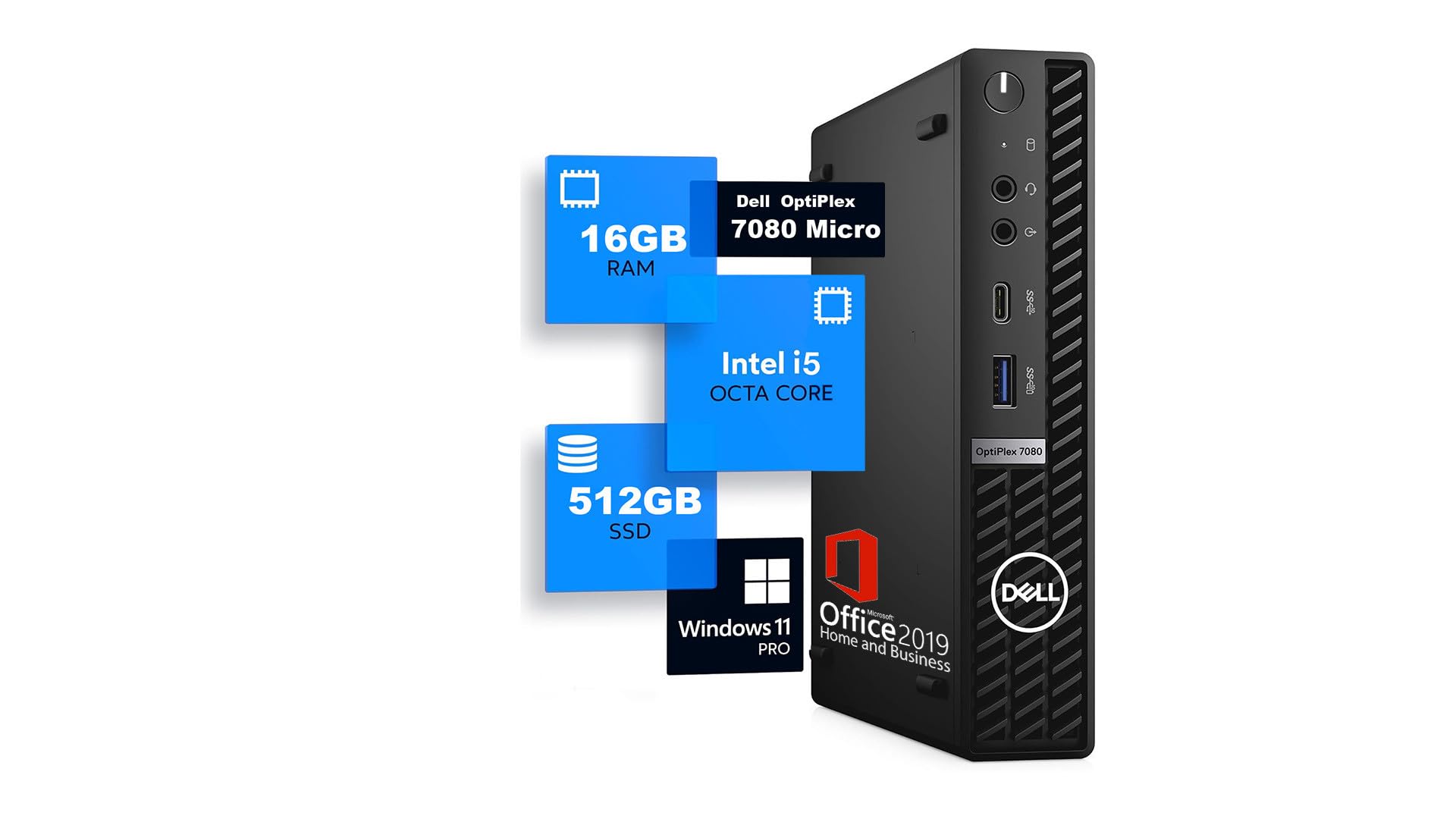 Amazon.co.jp: 【整備済み品】 Dell 超ミニPC OptiPlex 7080